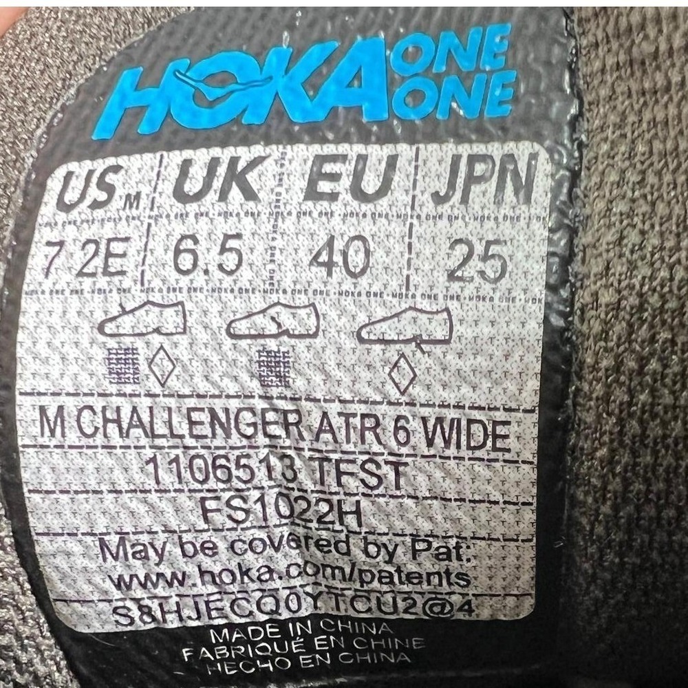 Hoka One One Challenger ATR 6W Trail Running Shoes Men 7 ThymeFiesta GreenOrange - Picture 8 of 16